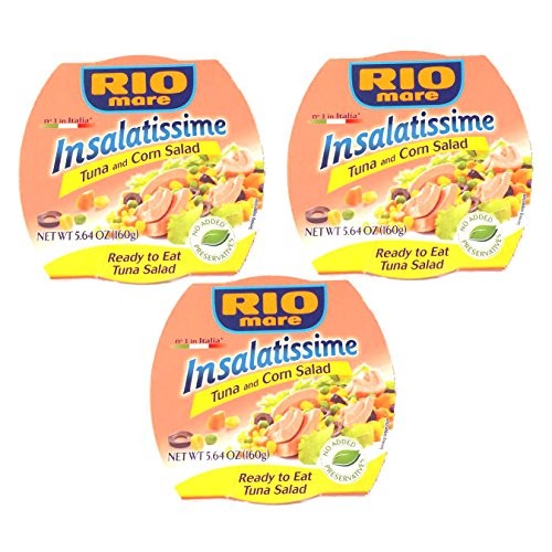 3 Rio Mare Insalatissime Canned Tuna Salad Ready To Eat 3 X 160