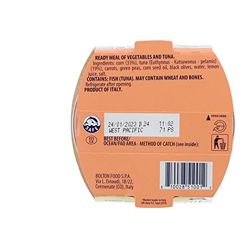 Rio Mare Insalatissima Corn &Amp; Tuna Salad Can, 5.6 Oz