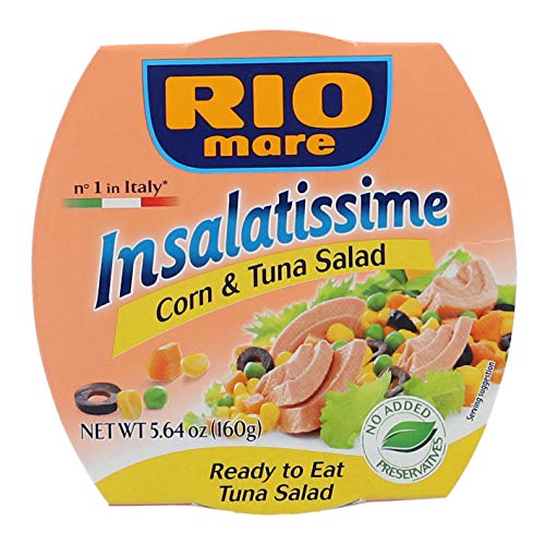 Rio Mare Insalatissima Corn &Amp; Tuna Salad Can, 5.6 Oz