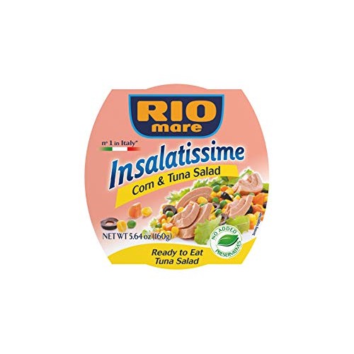 Rio Mare Insalatissima Corn &Amp; Tuna Salad Can Pack Of 3, 16.8 Oz