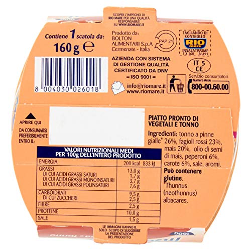 Rio Mare Insalatissime Mexican Tuna Salad Ready To Eat - 3 Cans