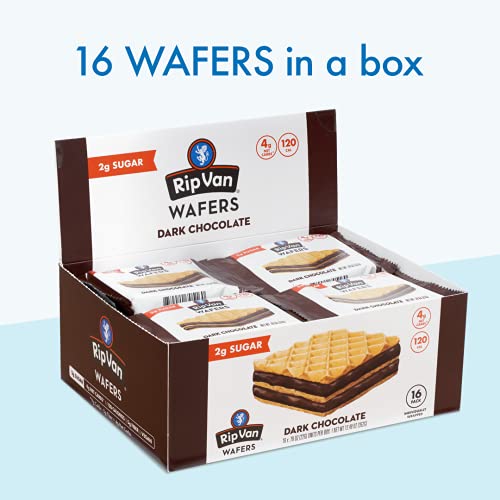 Rip Van Dark Chocolate Wafer Cookies - Healthy Snacks - Non GMO ...