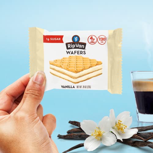Rip Van Vanilla Wafer Cookies - Keto - Non-GMO - Healthy - Low C...