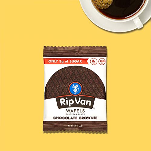 Rip Van Wafels Chocolate Brownie Stroopwafels - Healthy Snacks -...