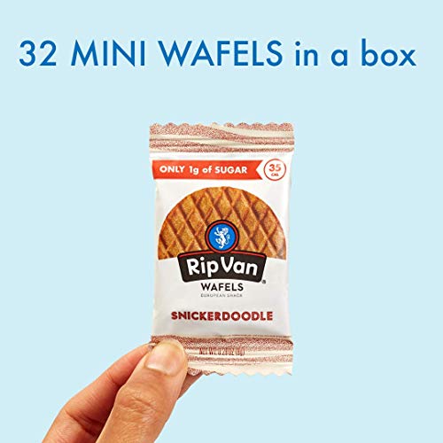 Rip Van Wafels Snickerdoodle Mini Stroopwafels - Low Carb Snacks