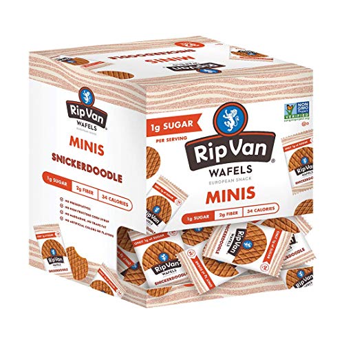 Rip Van Wafels Snickerdoodle Mini Stroopwafels - Low Carb Snacks