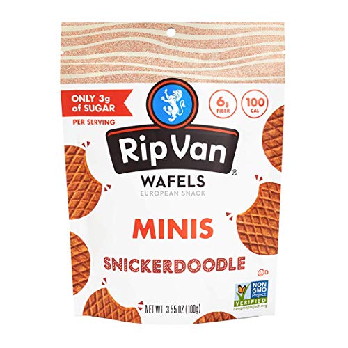 Rip Van Wafels Snickerdoodle Pouch Of Mini Stroopwafels - Health
