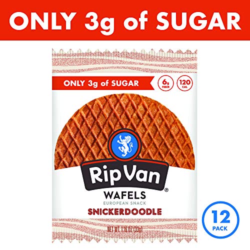 Rip Van Wafels Snickerdoodle Stroopwafels - Healthy Snacks - Non