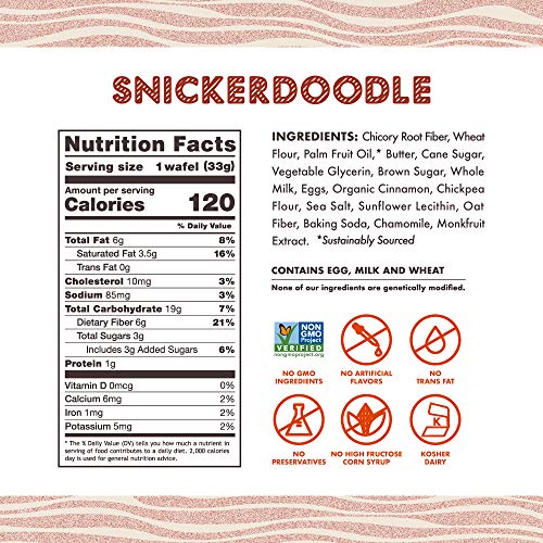 Rip Van Wafels Snickerdoodle Stroopwafels - Healthy Snacks - Non