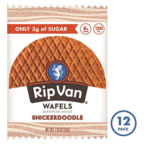 Rip Van Wafels Snickerdoodle Stroopwafels - Healthy Snacks - Non