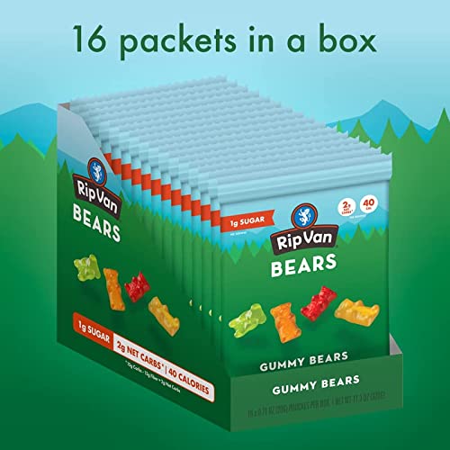 Keto Gummy Bears - Low Sugar Mixed Fruit Keto Gummies 1G - Hea