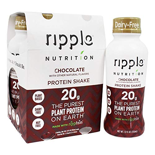 Ripple Protein Shakes Chocolate 12Fl Oz X 4 Bottlestptal 48Fl O