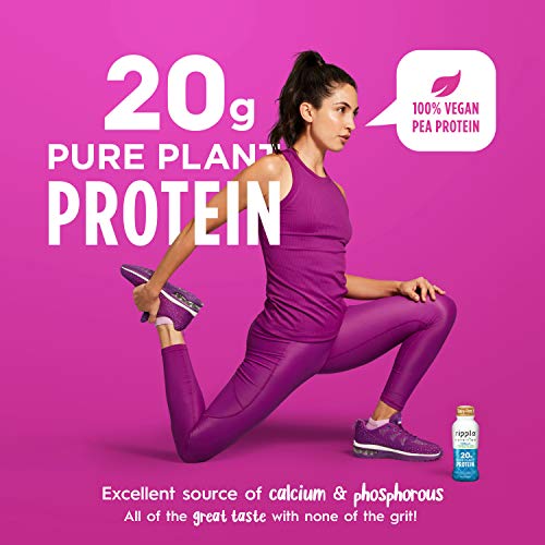 Ripple Vegan Protein Shake, Vanilla | 20G Nutritious Plant Based Ripple Vegan Protein Shake, Vanilla | 20G Nutritious Plant Based