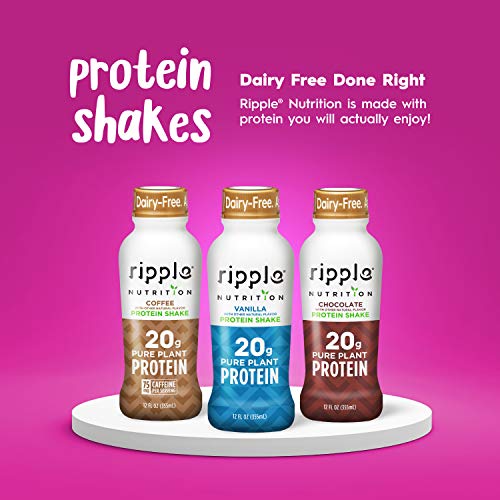 Ripple Vegan Protein Shake, Vanilla | 20G Nutritious Plant Based Ripple Vegan Protein Shake, Vanilla | 20G Nutritious Plant Based