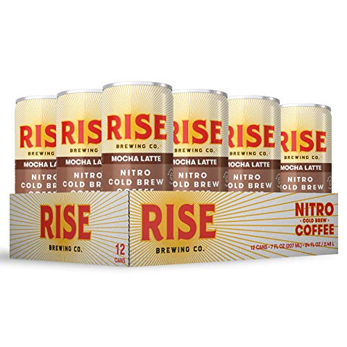 Rise Brewing Co. | Oat Milk Mocha Nitro Cold Brew Latte 12 Pack