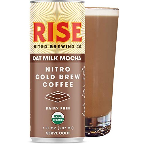 Rise Brewing Co. | Oat Milk Mocha Nitro Cold Brew Latte 12 Pack