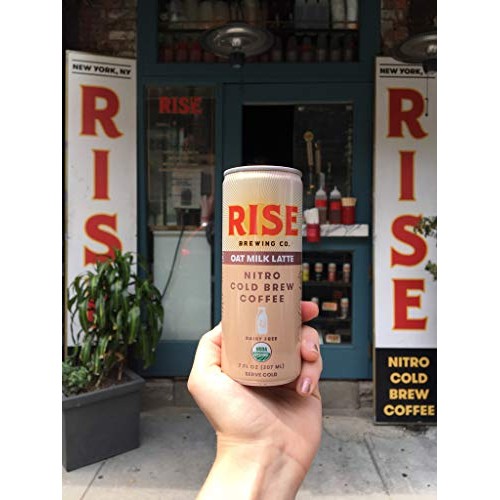 Rise Brewing Co. | Oat Milk Nitro Cold Brew Latte 4 7 Fl. Oz. C