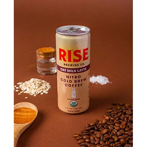 Rise Brewing Co. | Oat Milk Nitro Cold Brew Latte 4 7 Fl. Oz. C