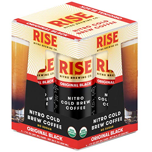 Rise Brewing Co. | Original Black Nitro Cold Brew Coffee | Sugar