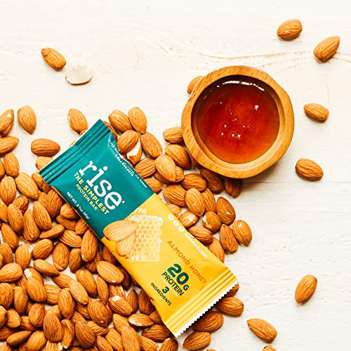 Rise Whey Protein Bar, Almond Honey, Healthy Breakfast &Amp; Snack B