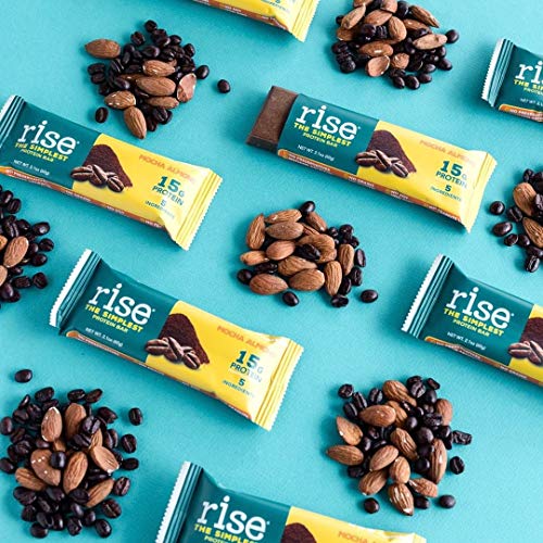 Rise Whey Protein Bar, Mocha Almond 15G Of Protein, Five Ingredi