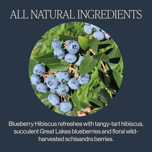 Rishi Tea Blueberry Hibiscus Herbal Tea - USDA Organic, Direct T...