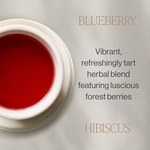 Rishi Tea Blueberry Hibiscus Herbal Tea - USDA Organic, Direct T...