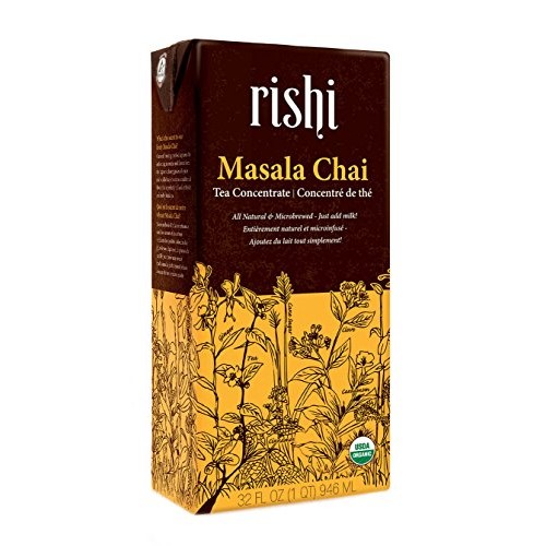 Rishi Tea Concentrate, Masala Chai, 32 Ounce Pack Of 12
