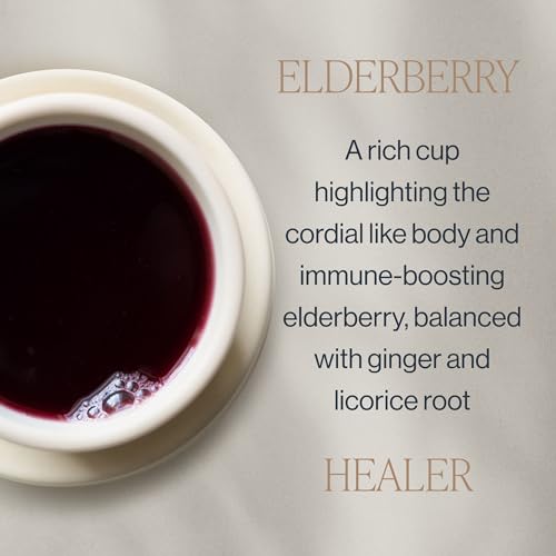 Rishi Tea Elderberry Healer Herbal Tea | USDA Organic Direct Tra...