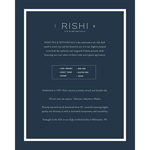 Rishi Tea English Breakfast Tea - Organic Black Tea Sachet Bags ...