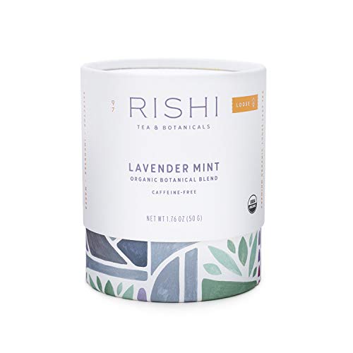 Rishi Tea Lavender Mint Loose Leaf Herbal Tea | Immune Support,