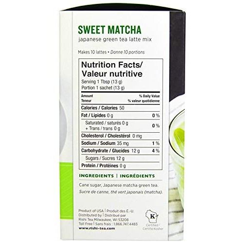 Rishi Tea Sweet Matcha Japanese Green Herbal Tea Powder | Immune