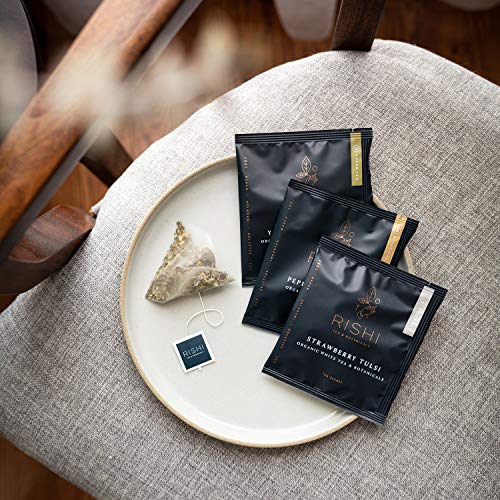 Rishi Tea Turmeric Ginger Herbal Tea | Immune Support, Usda Cert