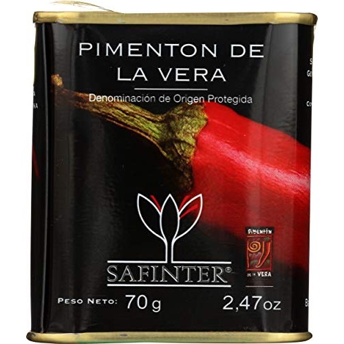 Safinter Smoked Spanish Paprika Bittersweet, 2.47 Ounce Tin