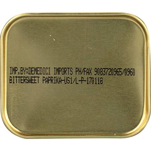 Safinter Smoked Spanish Paprika Bittersweet, 2.47 Ounce Tin