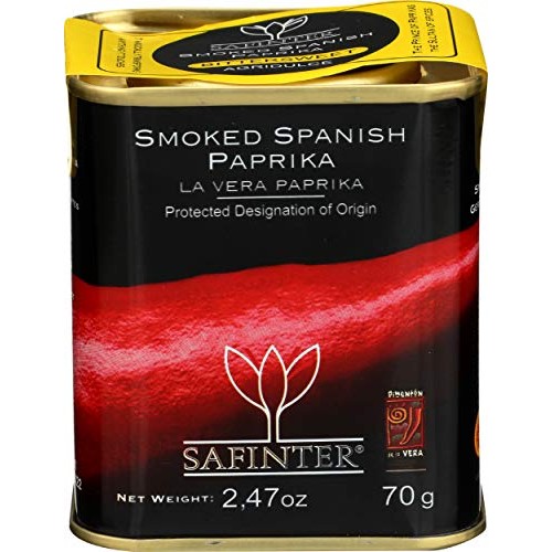Safinter Smoked Spanish Paprika Bittersweet, 2.47 Ounce Tin