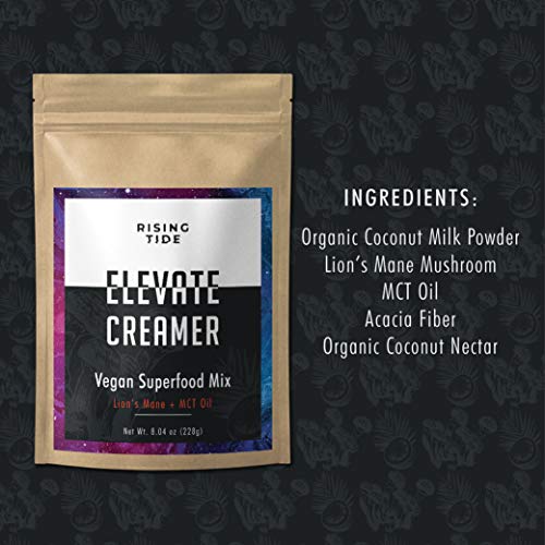 Rising Tide Elevate Vegan Coffee Creamer, Superfood Creamer With