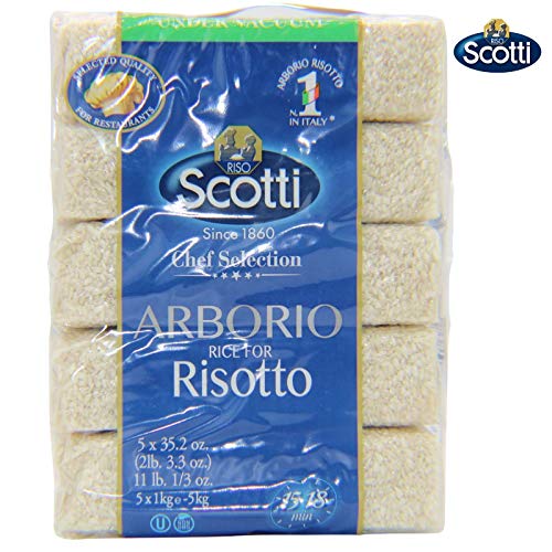 Riso Scotti Italian Arborio Risotto Rice | 1 Kilogram | 2.2 Poun