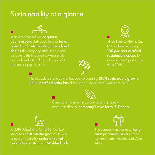 Ritter Sport White Chocolate Hazelnut Bar-Pack of 3