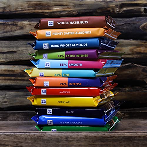 Ritter Sport White Chocolate Hazelnut Bar-Pack of 3