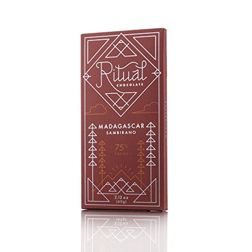 Ritual Chocolate 75% Dark Single Origin Madagascar Bar, 1.5 Oz