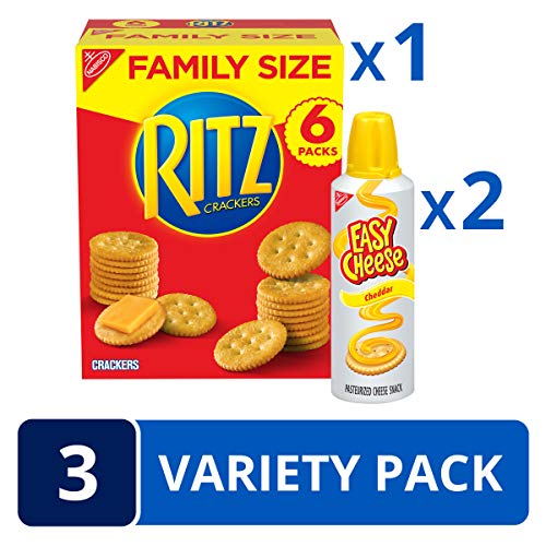 Ritz Original Crackers And Easy Cheese Cheddar Snack Variety Pac