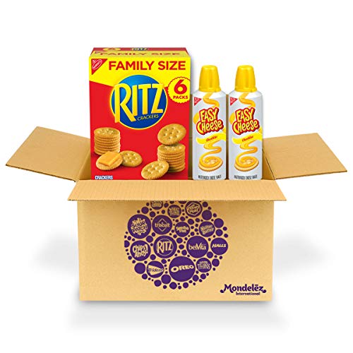 Ritz Original Crackers And Easy Cheese Cheddar Snack Variety Pac