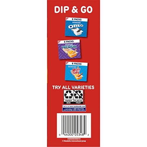 Handi-Snacks Ritz Crackers And Cheese Dip Snack Packs, 1 Box Of