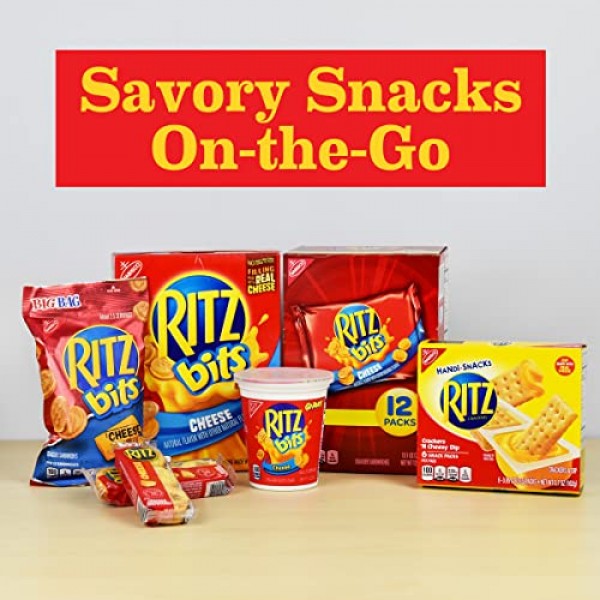 Handi-Snacks RITZ Crackers and Cheese Dip Snack Packs, 1 Box of ...