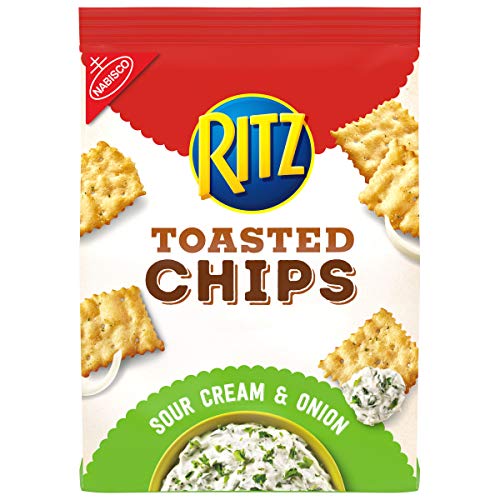 Ritz Toasted Chips, Sour Cream &Amp; Onion, 8.1 Ounce