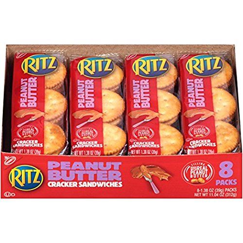 Ritz Cracker Sandwiches, Peanut Butter, 8-1.38 Ounce Package Of