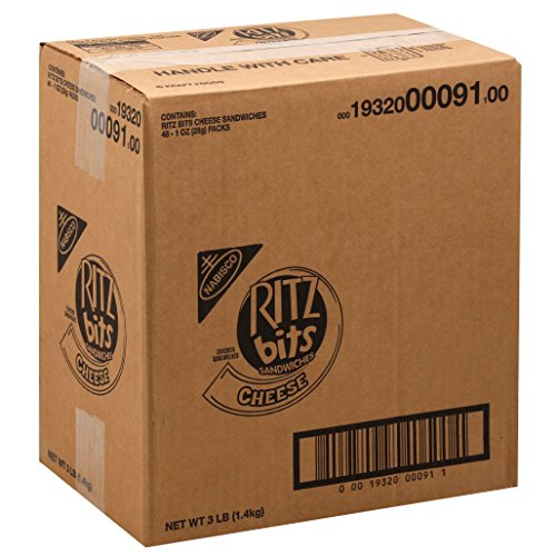 Ritz Bits Cheese Cracker, 1 Ounce Pack Of 12