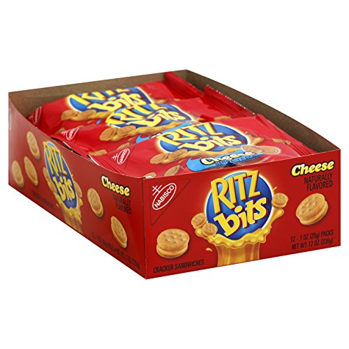 Ritz Bits Cheese Cracker, 1 Ounce Pack Of 12