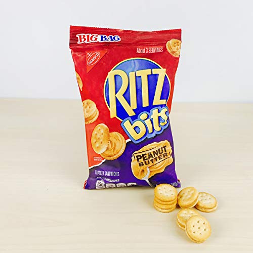 Ritz Bits Peanut Butter Cracker Sandwiches - Big Bag, 3 Ounce P